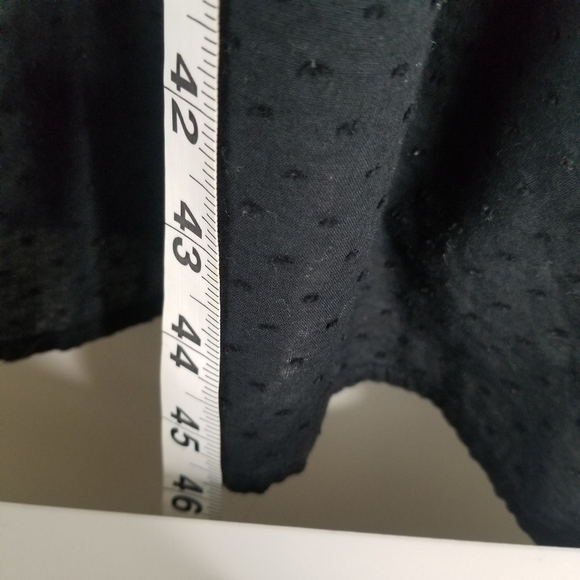 J. Crew Black Pintuck Midi Dress Clipdot Long Sleeve Ruffles Size XXS Pockets - Picture 12 of 16